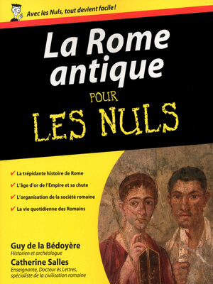 cover image of La Rome antique Pour les Nuls
